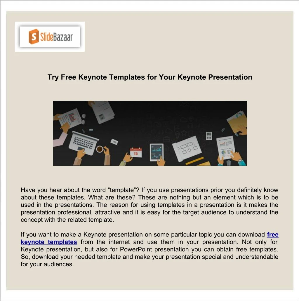 try free keynote templates for your keynote