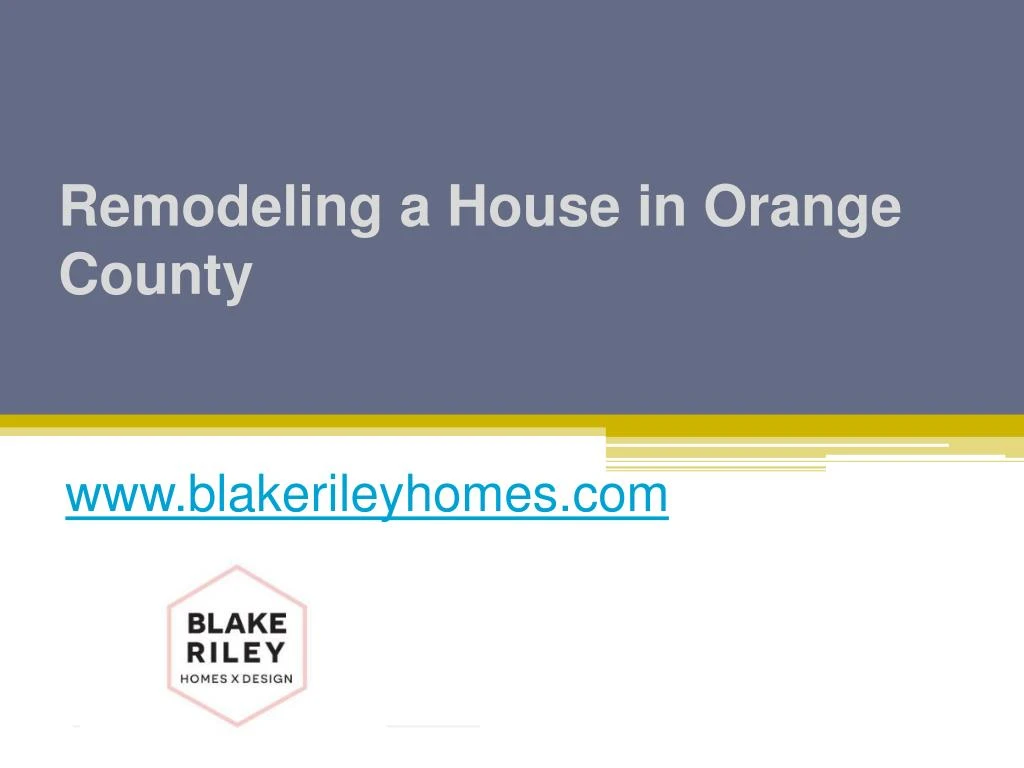 remodeling a house in orange county