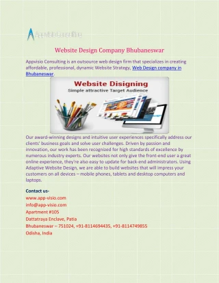 Website design company Bhubaneswar - slide 1