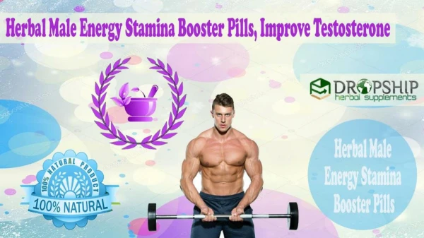 Herbal Male Energy Stamina Booster Pills, Improve Testosterone