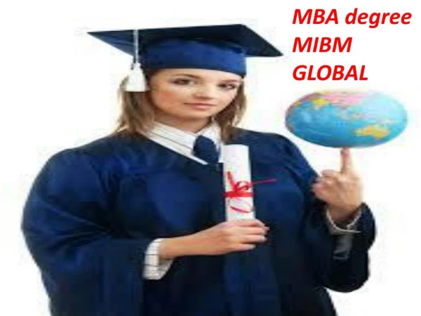 MBA degree Career in an advertising group of an MIBM GLOBAL