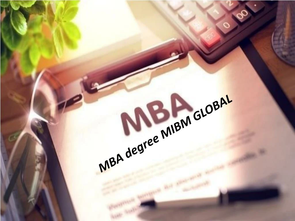 mba degree mibm global