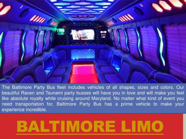 Baltimore Party Bus