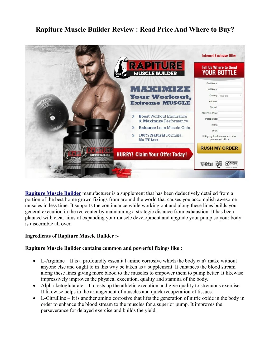 rapiture muscle builder review read price