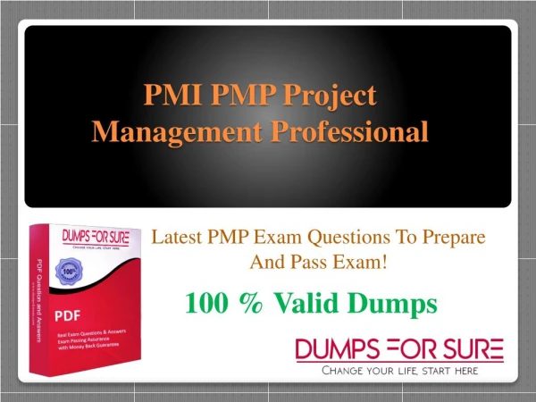 How to Pass PMP Acual Test with PMI PMP Dumps Verified Answers