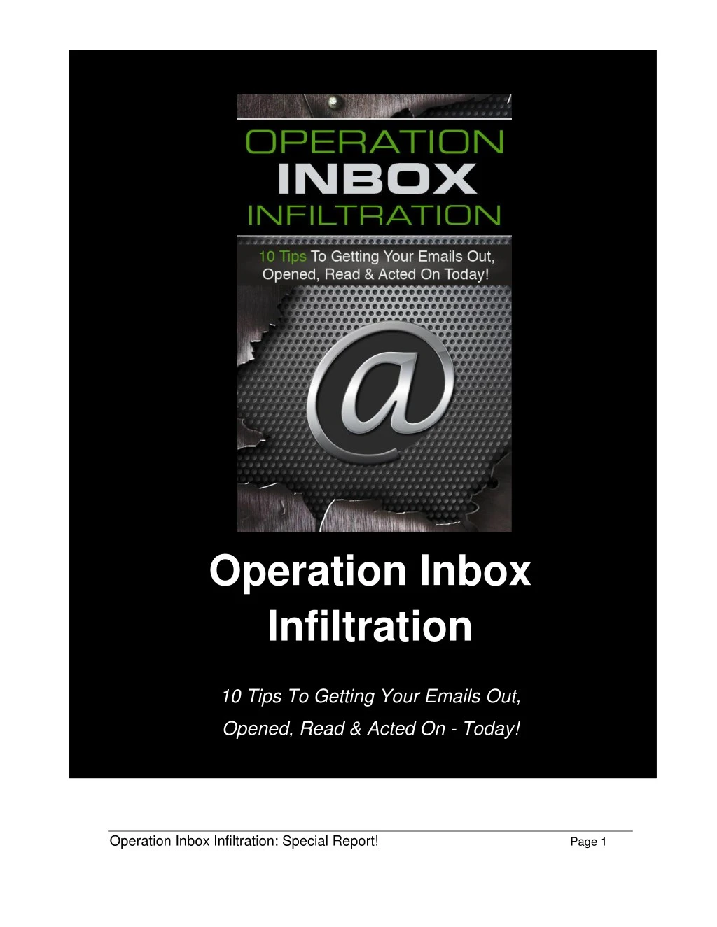 operation inbox infiltration