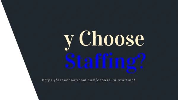 Why Choose RN Staffing?
