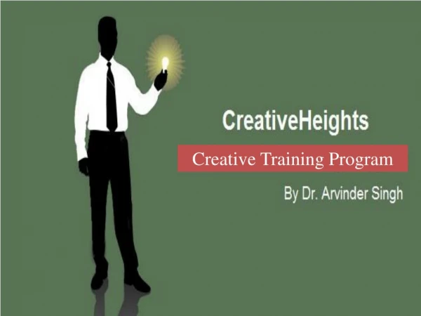 Creative Thinking and Innovative Ideas - Dr. Singh