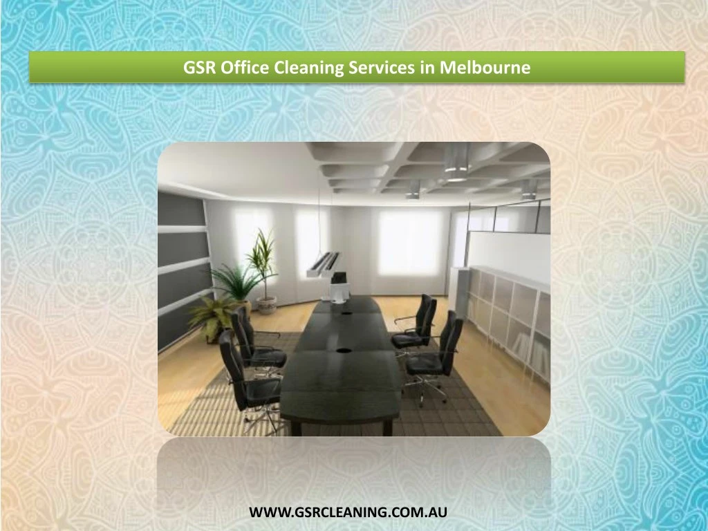 gsr office cleaning services in melbourne