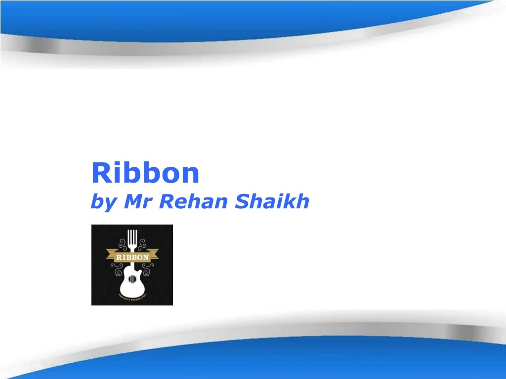 ribbon by mr rehan shaikh