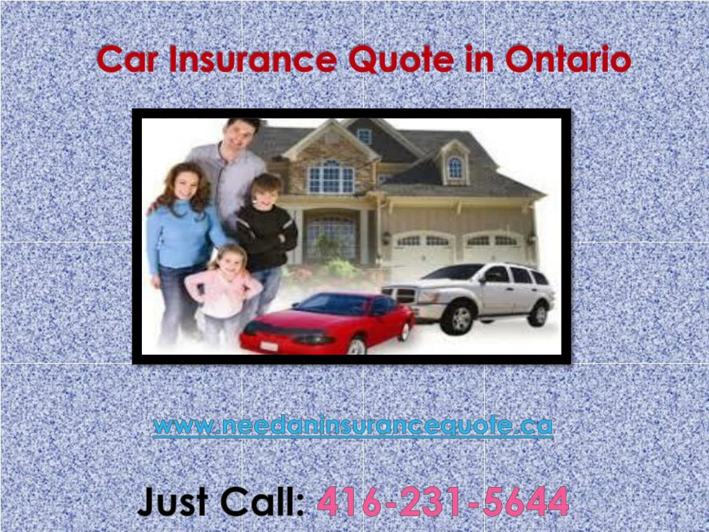 car insurance quote in ontario