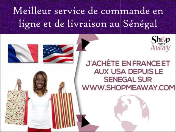 Meilleur service de commande en ligne et de livraison au Sénégal