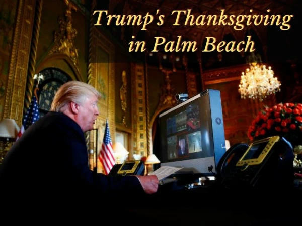 Palm Beach braces for Trump Thanksgiving visit