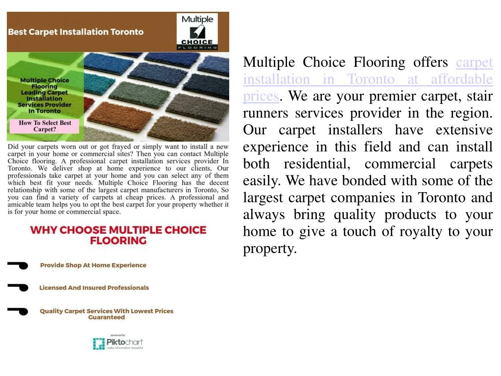 multiple choice flooring offers carpet