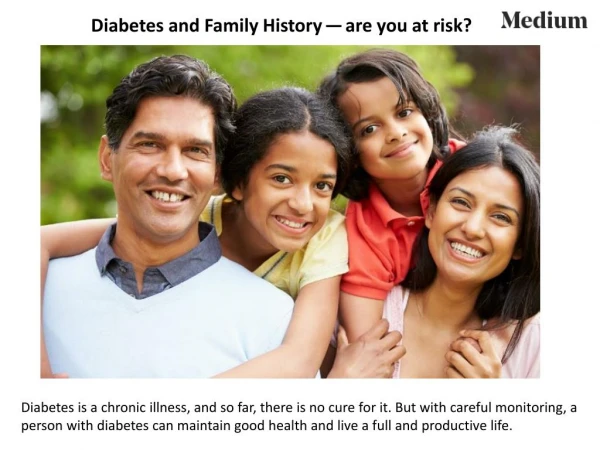 Diabetes and Family History — are you at risk?