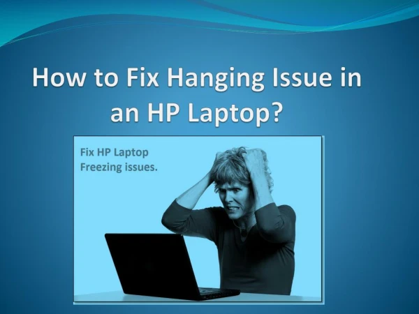 Quickly Fix HP Laptops Freezing issues