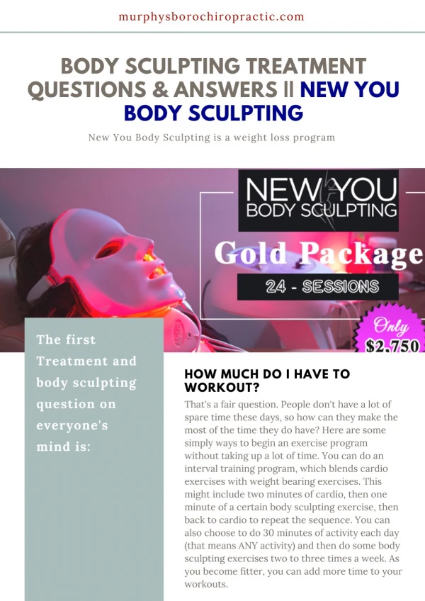 Body Sculpting Treatment Questions & Answers || New You Body Sculpting