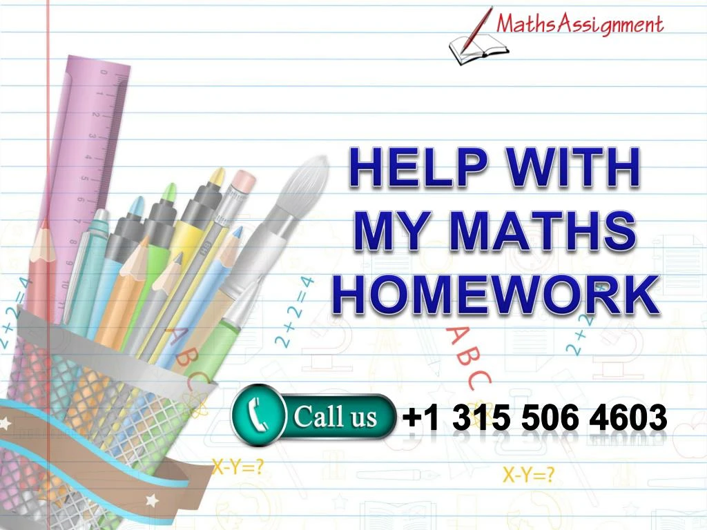 help with my maths homework