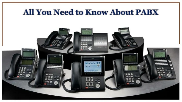 PABX Telecommunication System Suppliers in UAE