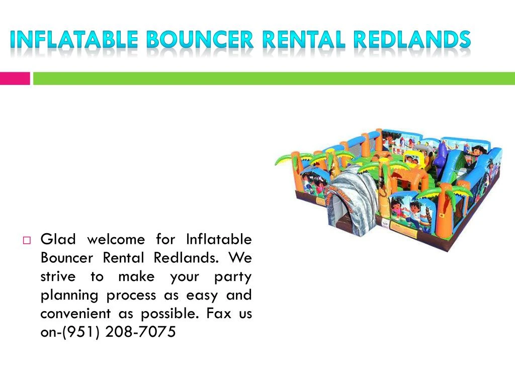 inflatable bouncer rental redlands