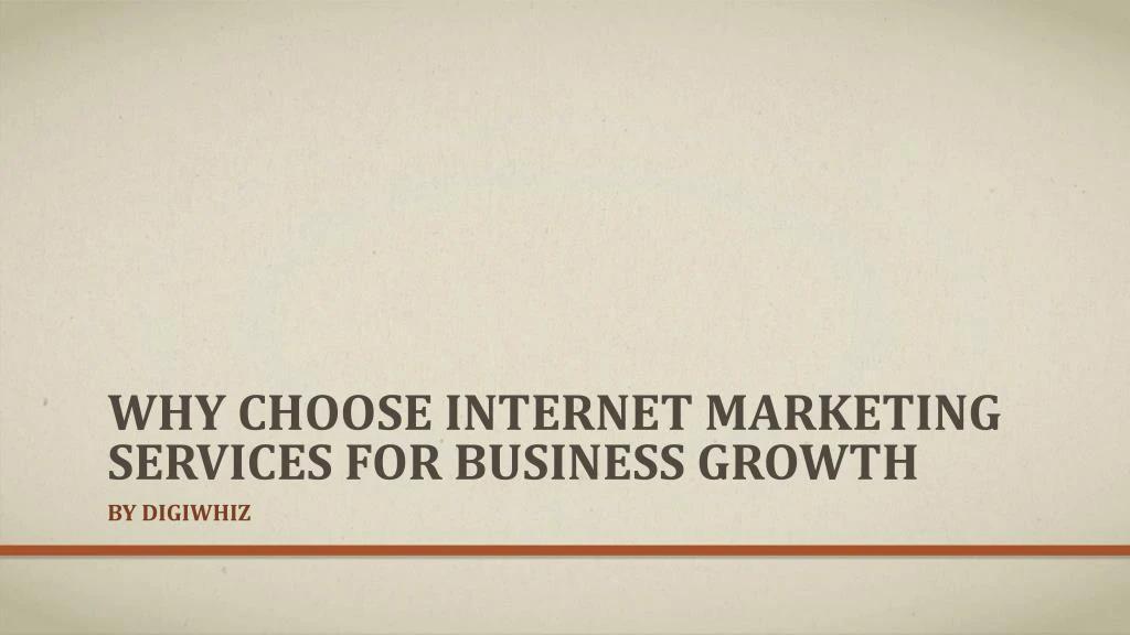 why choose internet marketing services for business growth