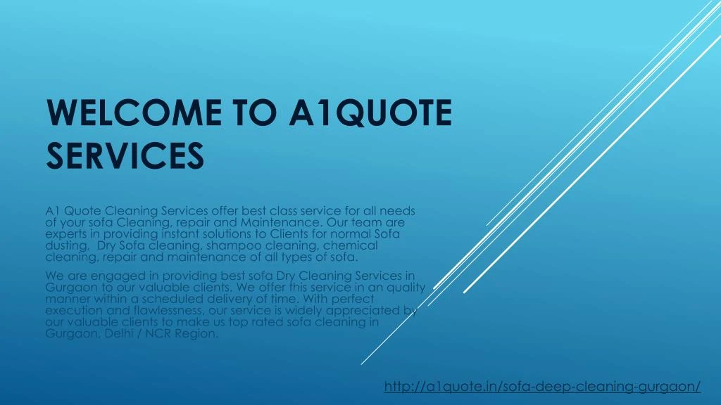 welcome to a1quote services