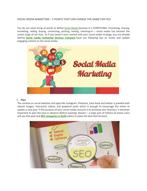 Social Media Marketing Services Company