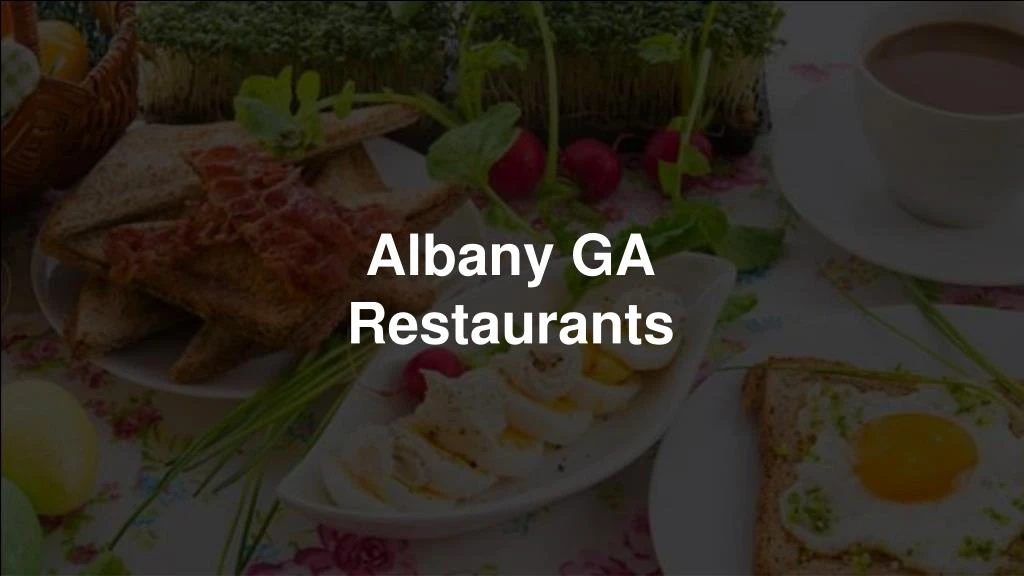 albany ga restaurants