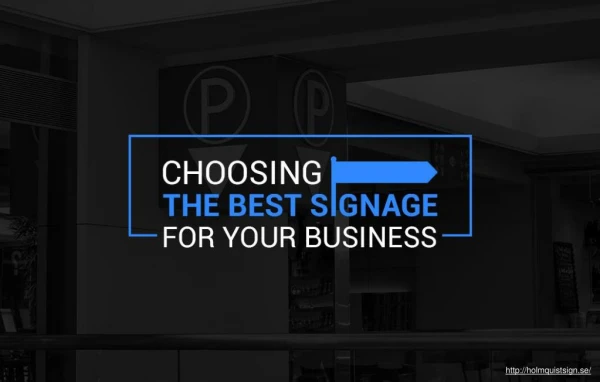 Designing business signage products