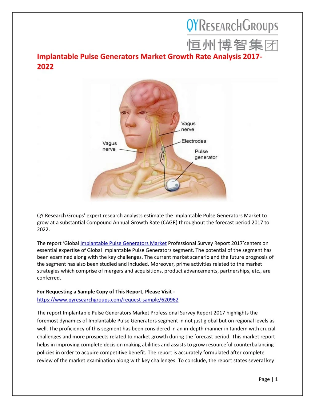 implantable pulse generators market growth rate