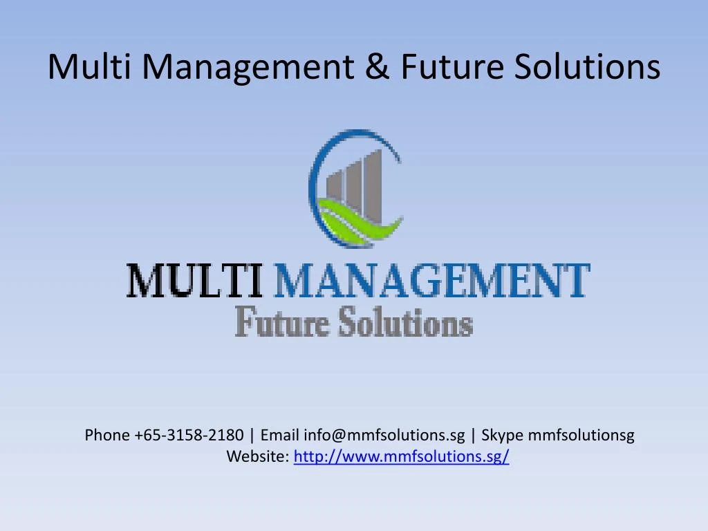 multi management future solutions