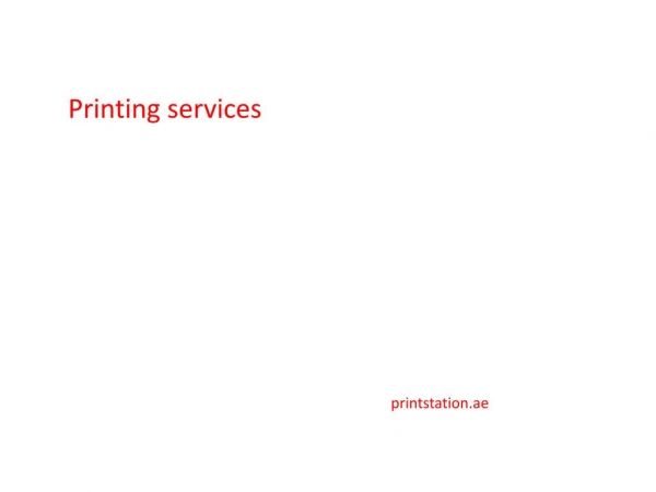 How Printing services helps your business ?