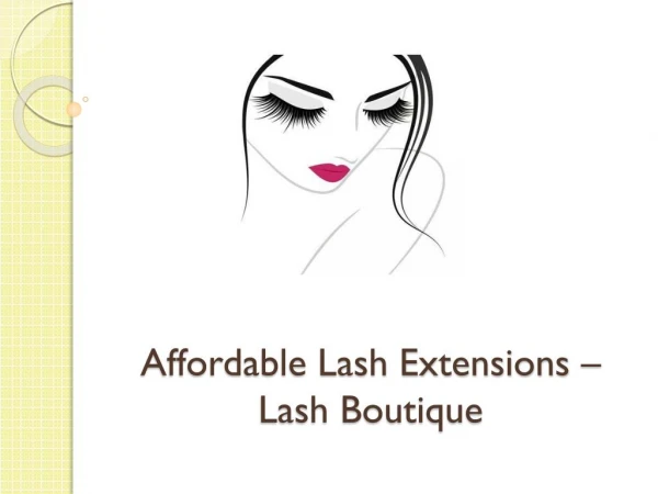 Get Affordable Lash Extensions