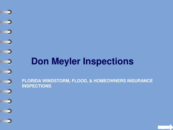 Florida Windstorm Inspection