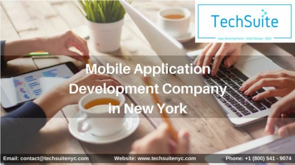 Mobile Application Development Company - Techsuite Nyc