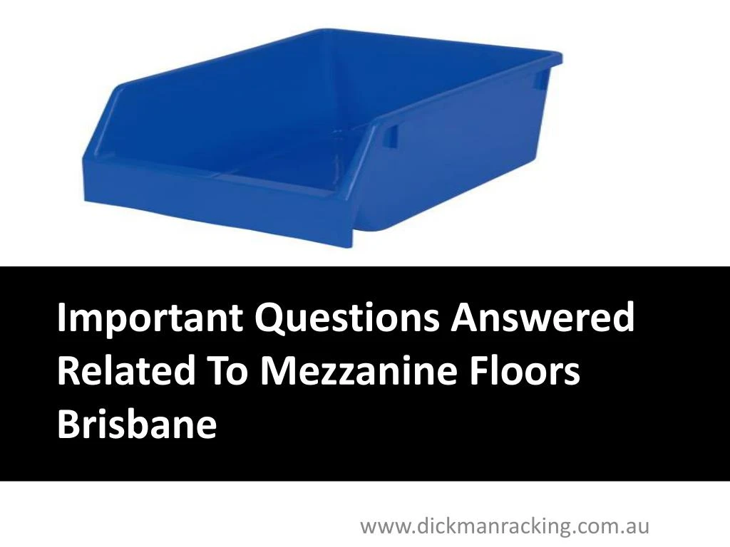 important questions answered related to mezzanine
