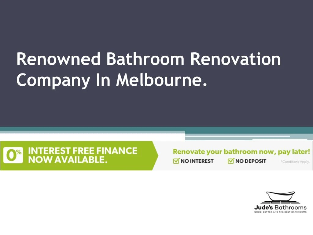 renowned bathroom renovation company in melbourne
