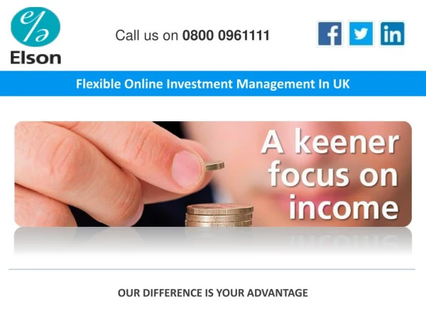 Flexible Online Investment Management In UK