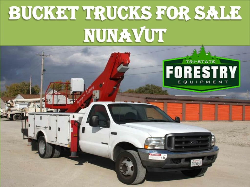 bucket trucks for sale nunavut
