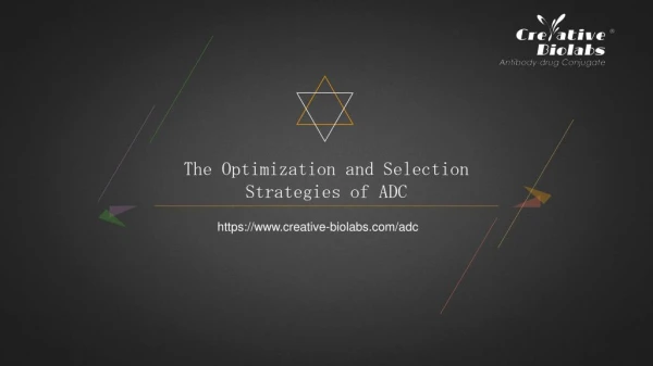 The Optimization and Selection Strategies of ADC