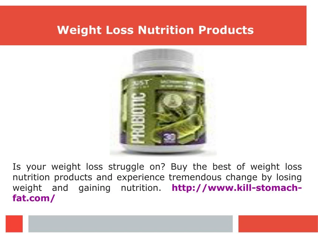 weight loss nutrition products