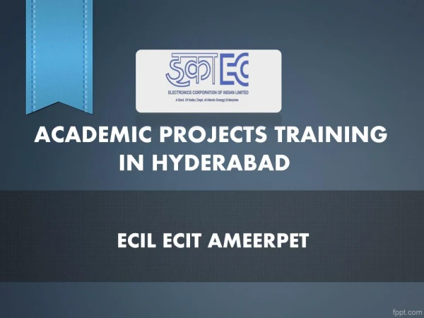 Btech final year projects training in Hyderabad – ECILECIT Ameerpet