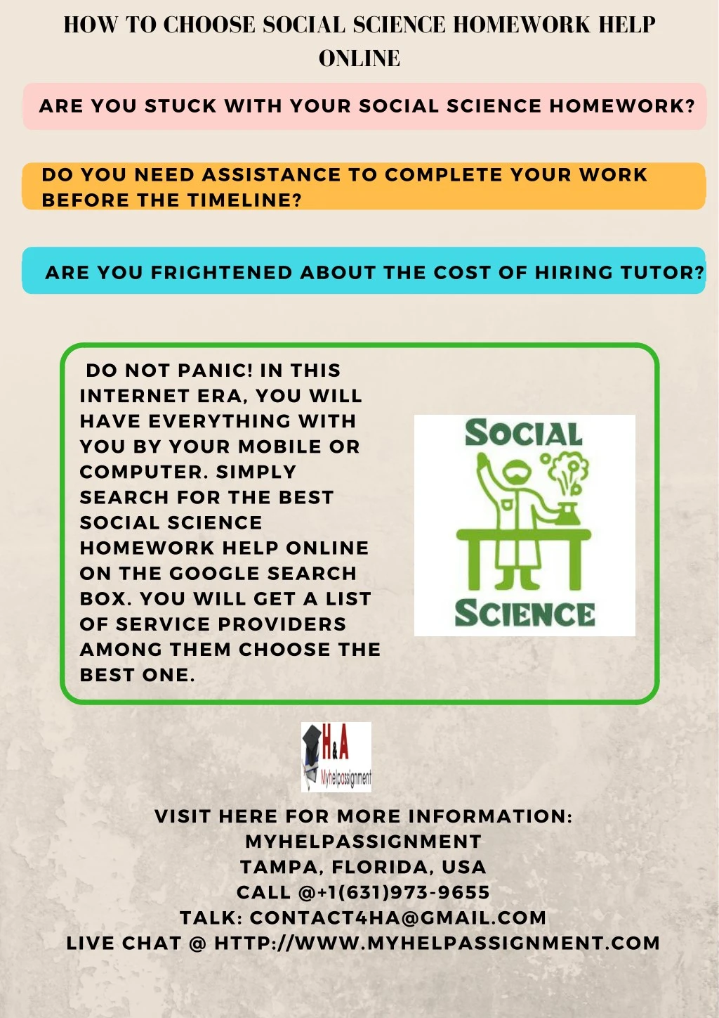how to choose social science homework help online