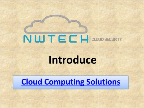 Cloud Computing solutions & consulting services | NwTech Cloud