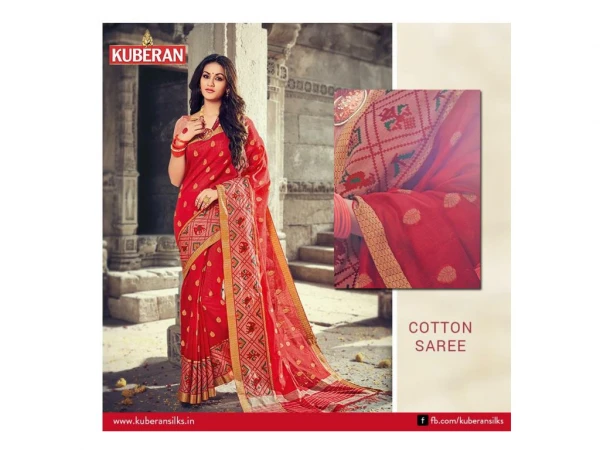 Online Shopping For Cotton Sarees - Shop for Cotton Sarees Collection Online.