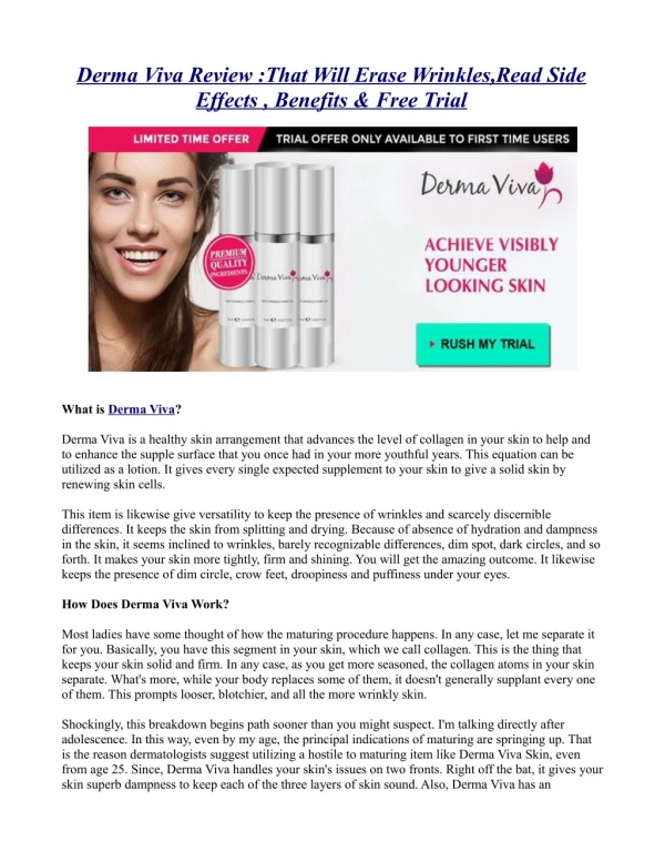 Radiant Bloom Review - New Anti Aging Skin Cream Side Effects The You Need For ! | Free Trial
