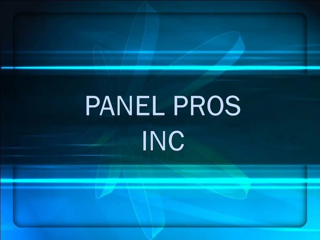 panel pros inc
