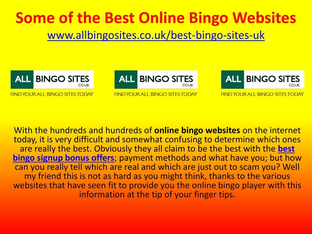 some of the best online bingo websites www allbingosites co uk best bingo sites uk