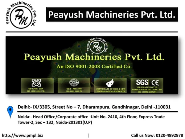 peayush machineries pvt ltd