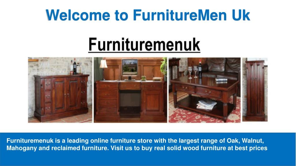 welcome to furnituremen uk